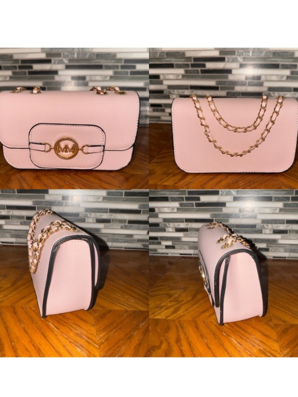 Marilyn Monroe Pink Saffiano Crossbody Flap Purse Casino Promo Exclusive